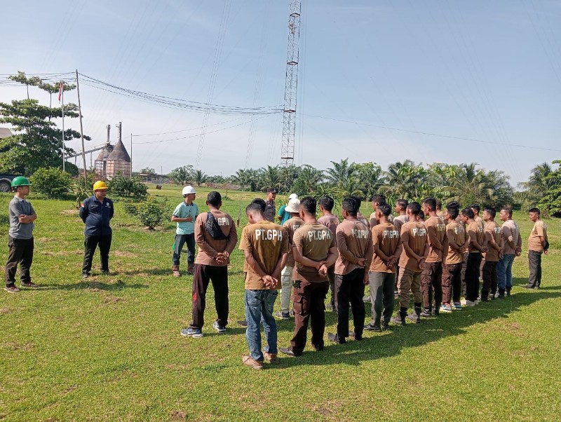 Bersama Security PT GPH, Polsek Bonai Darussalam Minta Sukseskan Pilakda 2024