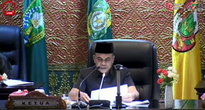 Resmi Diumumkan Dalam Paripurna, Ini Susunan AKD DPRD Riau