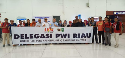  Lebih 70 Pengurus PWI se-Riau Ramaikan HPN Banjarmasin