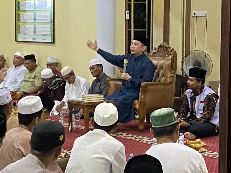 Maulid Nabi di Surau Baiturrahman Teluk Pinang, Masyarakat Diajak Teladani Akhlak Rasulullah SAW