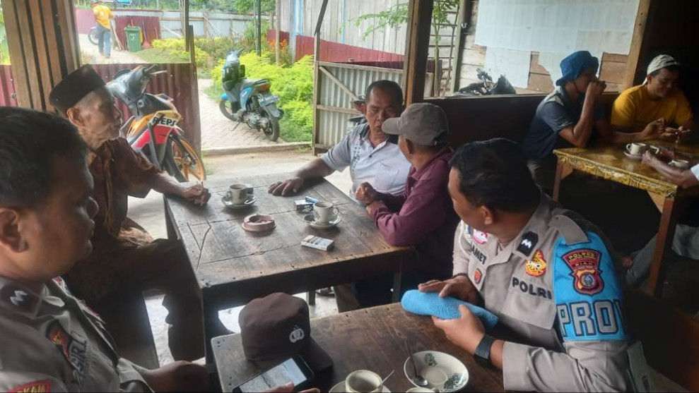 Polsek Kuantan Hilir Gelar Cooling System Pasca Pilkada 2024