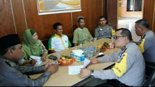 Polres Silaturrahmi ke KPUD Inhil Bahas Pilkada Serentak 2018