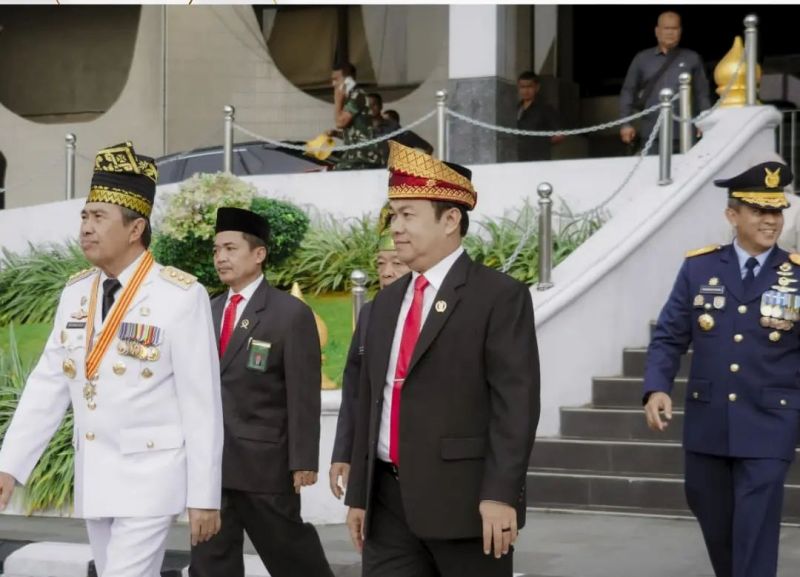Ketua DPRD Riau Hadiri Upacara HUT ke-77 Bhayangkara Tahun 2023