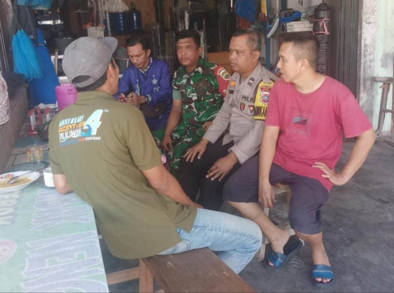 Ciptakan Pilkada Damai, Polsek Lubuk Sambangi Masyarakat Kampung Rawang Kao