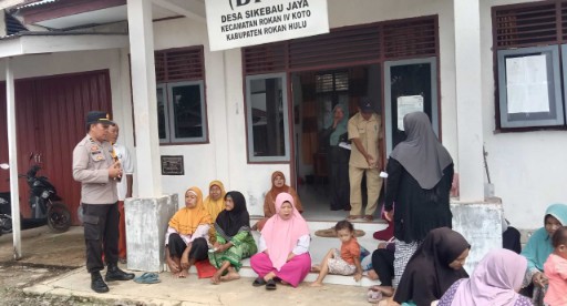 Polsek Rokan IV Koto Laksanakan Sosialisasi Cooling System Pasca Pilkada 2024