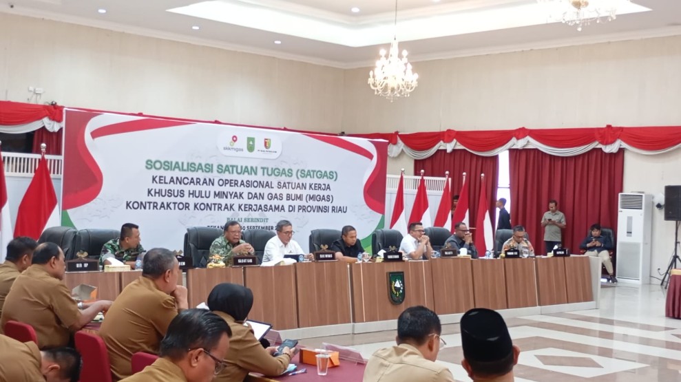 Gubri Wahid Pimpin Sosialisasi Satgas Kelancaran Operasional SKK Migas-KKKS Provinsi Riau