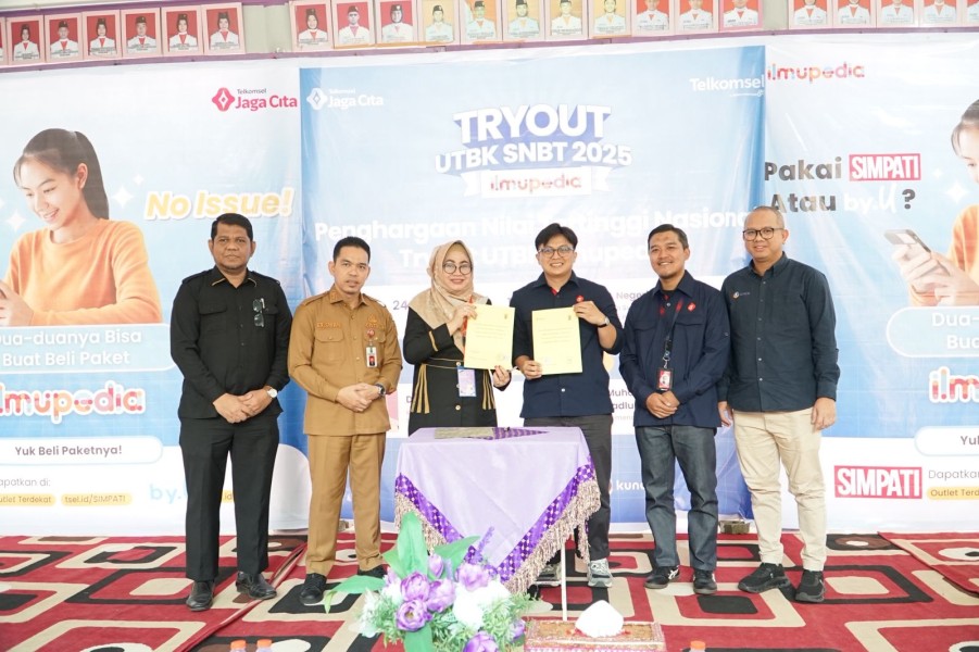 Telkomsel Umumkan Tujuh Top Scorer Ilmupedia Tryout UTBK 2025