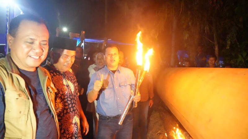 Hadiri Melayur Jalur,  Suhardiman Apresiasi Program Satu Rumah Satu Sarjana di Desa Sangau