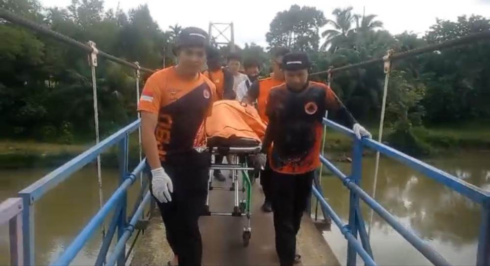 Pria Lansia Hilang Terseret Arus Sungai Kampar Ditemukan Meninggal Dunia