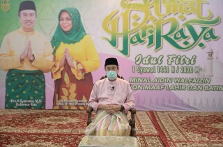 Gubri Syamsuar Lakukan Salihturahmi Idul Fitri Secara Virtual