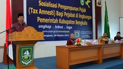  Bupati Bengkalis Imbau ASN Sosialisasikan Tax Amnesty