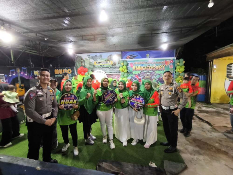 Satlantas Polres Kuansing Laksanakan Cooling System Pilkada Damai 2024 pada Anniversary ke-6 Maxy Family Kuansing