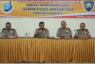 Kapolres Inhil Minta Bhabinkamtibmas Tampung Aspirasi Masyarakat 