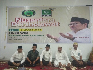 Doakan Bangsa, PKB Riau Gelar Nusantara Bersholawat