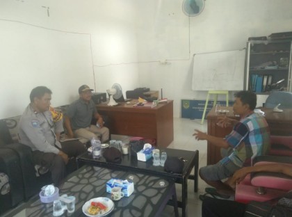 Bhabinkamtibmas Polsek Bonai Darussalam Gelar Kegiatan Cooling System Bersama Masyarakat Desa Pauh