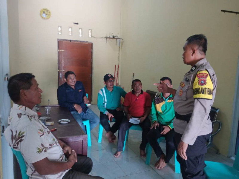 Polsek Tempuling Ajak Kepala Desa Netral dan Sukseskan Pilkada Damai 2024