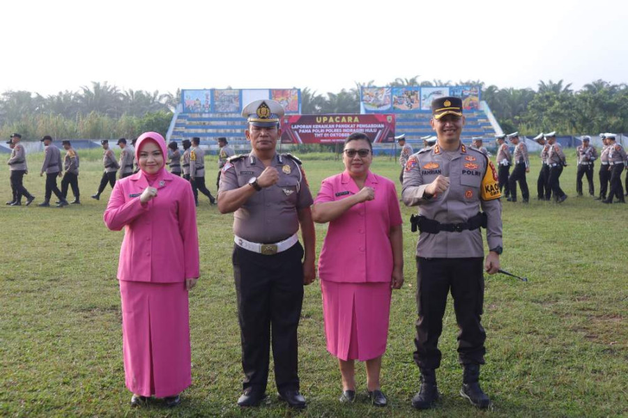 Pimpin Kenaikan Pangkat Penghargaan, Kapolres Inhu Ingatkan Jangan Ada Pelanggaran Selama Pilkada