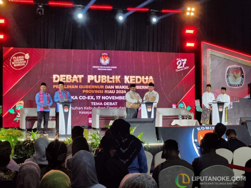 Ekonomi Hijau dan Biru Jadi Sorotan dalam Debat Cagub Riau, Ini Penjelasan Ketiga Paslon