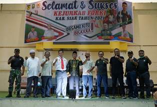 Buka Kejurkab Forki Kabupaten Siak, Arfan Usman: Junjung Tinggi Sportivitas