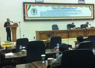 DPRD Inhil Gelar Rapat Paripurna Dengan 3 Agenda Sekaligus