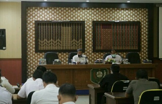 Setda Siak Pimpin Rapat Pembentukan Tim Desk Pilkada
