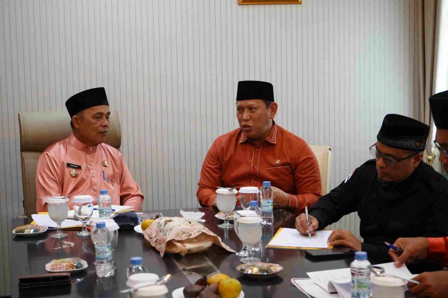 Bupati Inhil Terima Kunjungan Anggota DPD RI Dapil Riau