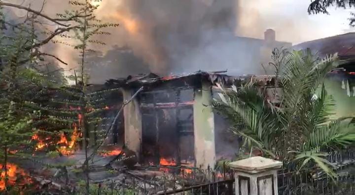 Rumah Lansia di Sukajadi Pekanbaru Ludes Terbakar, Ini Kronologisnya