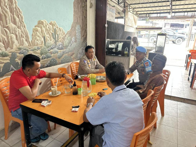 Polsek Minas Gelar Cooling System, Rutin Ajak Warga Minas Jaya Ikut Pilkada Damai