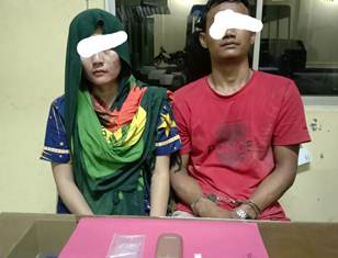 Kedapatan Miliki Narkoba, Pasutri Warga Singingi Diamankan Polisi
