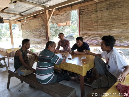 Polsek Rambah Samo Gelar Giat Colling System Pasca Pilkada Serentak 2024