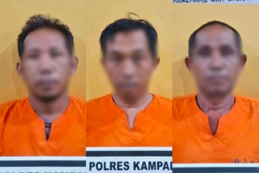 Tiga Pelaku dan Alat Berat Diamankan Terkait Penambangan Tanpa Izin di Kampar