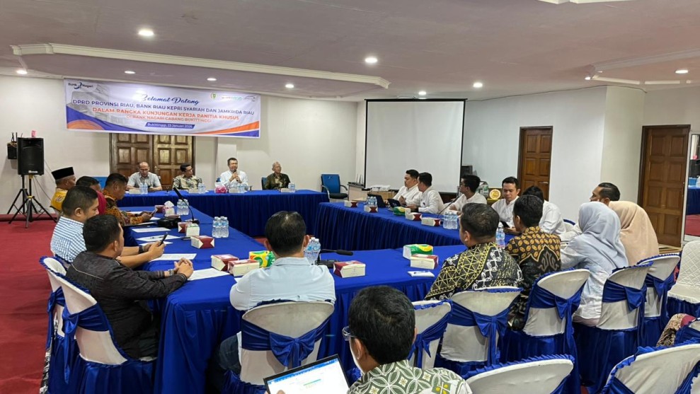 BRK Syariah Dukung Pembahasan Ranperda Penyertaan Modal Bersama DPRD Riau