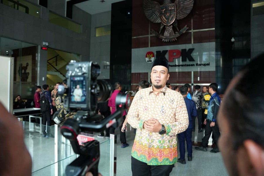 Di Rakor KPK,  Bupati Inhu Ade Agus Hartanto Tegaskan Komitmen Tolak Gratifikasi dan KKN