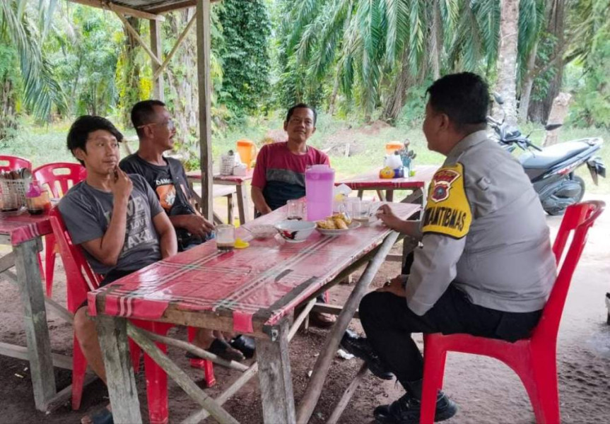 Bripka Rinaldo Gelar Penyuluhan untuk Cooling System Pasca Pilkada