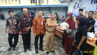Taspen Pekanbaru Taja Pasar Murah Sembako untuk Warga Pekanbaru