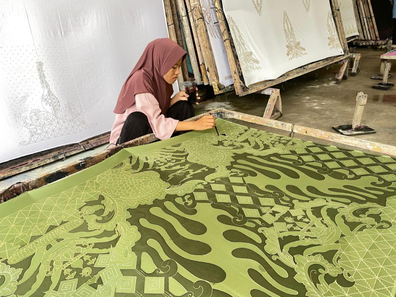 Pembiayaan BRK Syariah Beri Pengaruh Besar, Batik Jalur Batik Nagori 'Go' Pasar Internasional