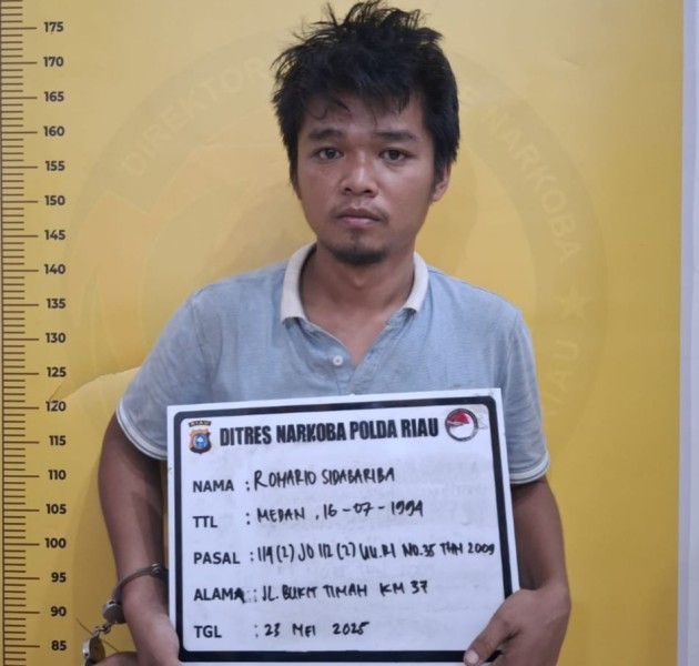 Polda Riau Tangkap Pengedar dan Pembeli Sabu di Rohil, 48,79 Gram Disita