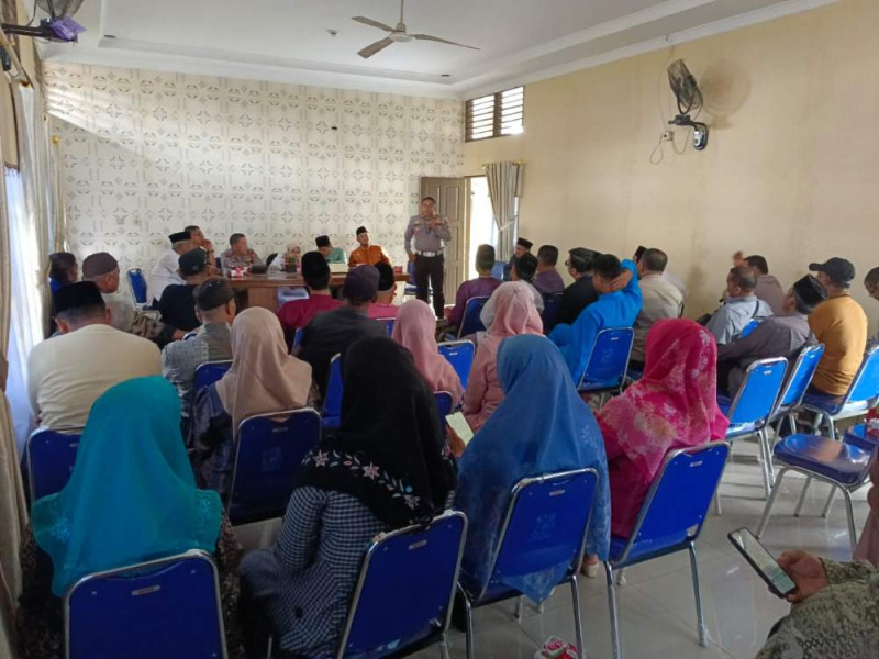 Gencarkan Cooling System, Polsek Minas Ajak Masyarakat Dukung Pilkada Damai