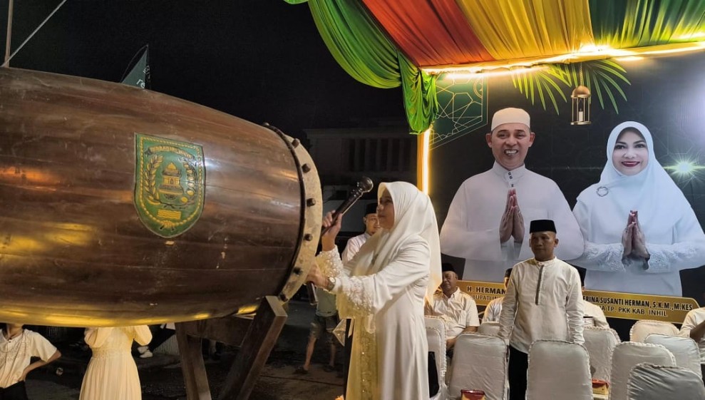 Lepas Pawai Takbir Idul Adha 1446 H, Wabup Inhil Ajak Masyarakat Maknai Kurban sebagai Wujud Iman dan Kepedulian