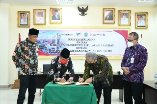 MoU Bank Riau Kepri & Pemkab Kepulauan Anambas Ditandatangani Pada Hari Sumpah Pemuda