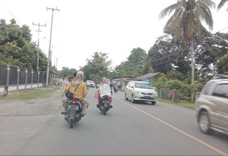 Kesadaran Masyarakat Kuansing Masih Rendah, Banyak Pengendara Tak Pakai Helm dan Gunakan Plat Nopol Timbul