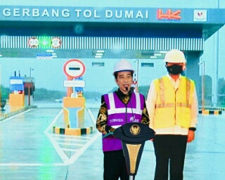 Hadiri Peresmian Tol Dumai, Sekda Arfan Harap Perekonomian Akan Terus Berkembang