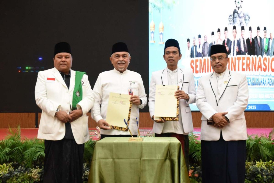 Disaksikan oleh Menteri Agama, BRK Syariah Lakukan MoU dengan LP3N Perti