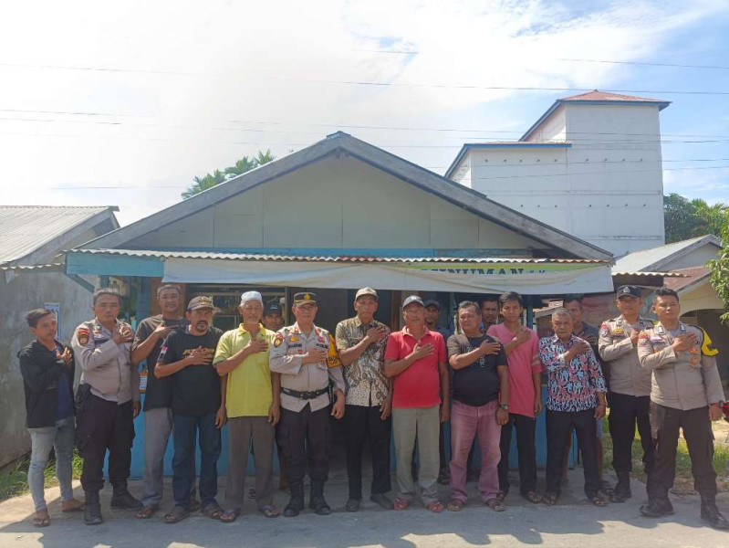 Jumpai Tokoh Masyarakat, Polsek Tempuling Ajak Ciptakan Suasana Kondusif Pilkada 2024