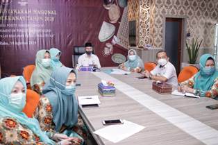 Dekranasda Kabupaten Siak Ikuti Munas Dekranas 2020