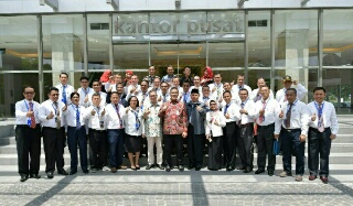 Pejabat Eselon III Kanwil Kemenag Seluruh Indonesia Melakukan Benchmarking Ke Bank Riau Kepri 