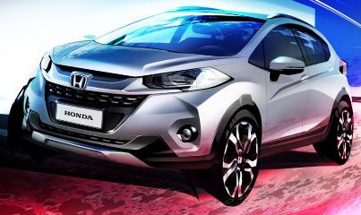  Honda Mulai Bocorkan Tampang WR-V Pesaing Suzuki SX4 S-Cross