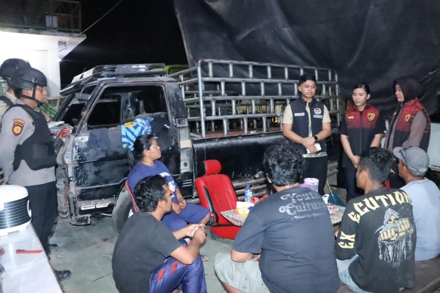 Cegah  Premanisme di Objek Vital Nasional PT PHR, Tim Raga Polres Rohil Berpatroli