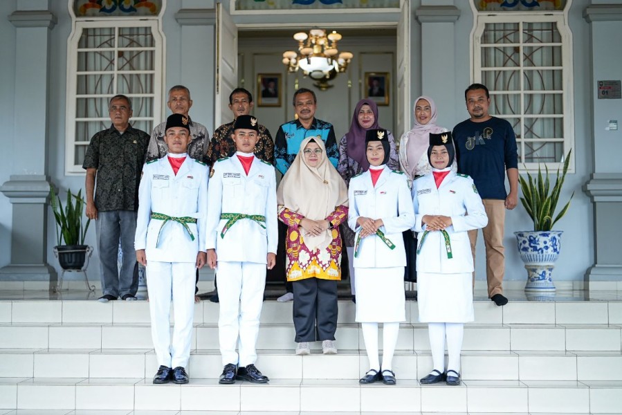 Bupati Siak Bangga Anak Siak Lolos Paskibraka Tingkat Provinsi