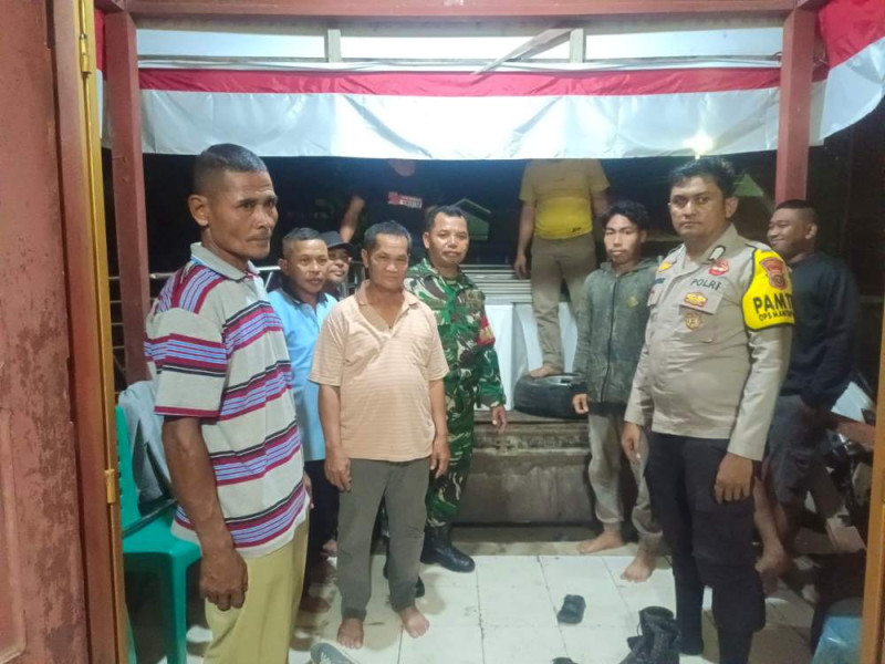 Polsek Tempuling Kawal Ketat Distribusi Logistik Pilkada dari PPS ke PPK Tempuling
